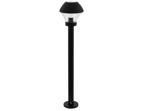EGLO VERLUCCA-C Stehleuchte schwarz/klar Crosslink / inkl. 1X9W/E27-A60 LED ww