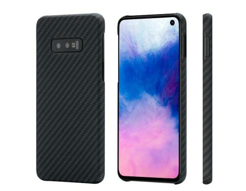iPitaka Aramid Case für Galaxy S10E schwarz / grau