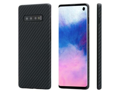 iPitaka Aramid Case für Galaxy S10 schwarz / grau