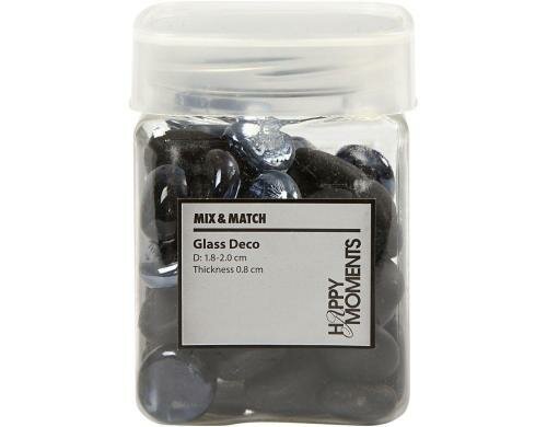 Creativ Company Glasdeko schwarz Streudeko oder zum Basteln
