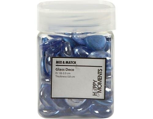 Creativ Company Glasdeko blau Streudeko oder zum Basteln