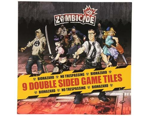 Zombicide: 9 Double Sided Game Tiles Alter: 14, 1-6 Spieler