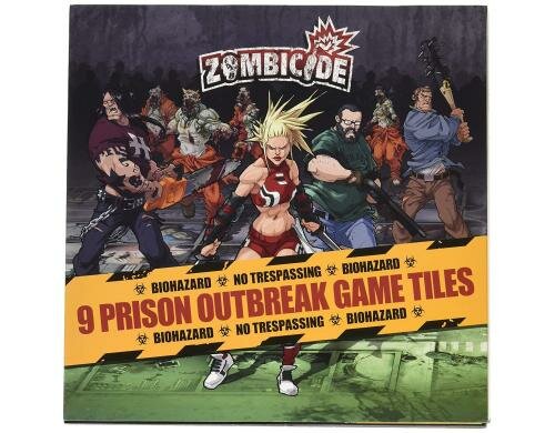 Zombicide: 9 Prison Outbreak Game Tiles Alter: 14, 1-6 Spieler