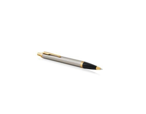 Parker Rollerball IM Brushed metal G.C. M, blau