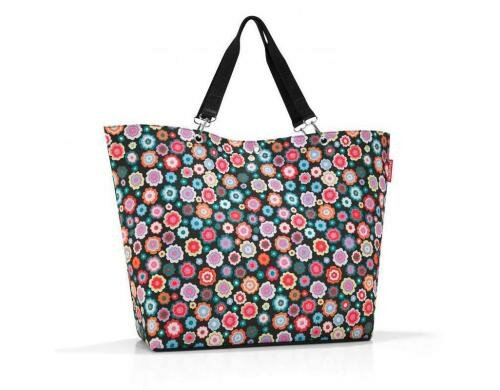Reisenthel Einkaufstasche Shopper XL 35 l Happy Flowers,  68 x 45.5 x 20 cm