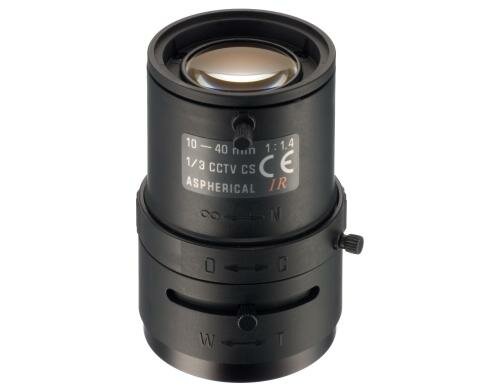 Tamron Objektiv 13VM1040ASIR, 10-40mm CS Mount, 720p, Manual Iris, IR Korrigiert