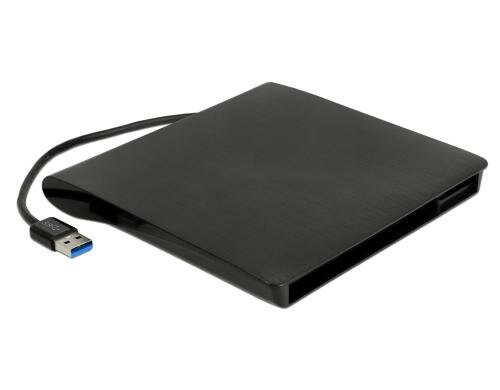 Delock 5.25 Gehäuse SATA, DVD-ROM USB Type-A, 9,5 mm, 5 Gbps