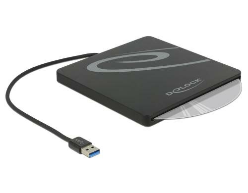 Delock 5.25 Gehäuse SATA, DVD-ROM USB Type-A, 9,5 bis 12,7 mm, 5 Gbps