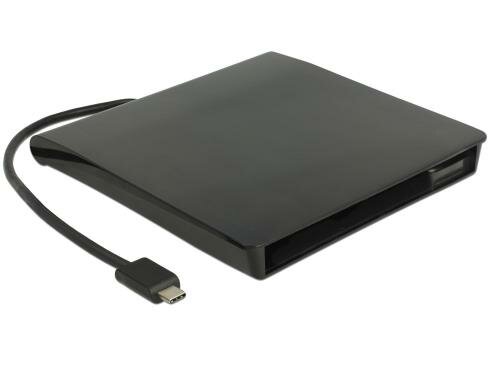 Delock 5.25 Gehäuse SATA, DVD-ROM USB Type-C, 12,7 mm, 5 Gbps