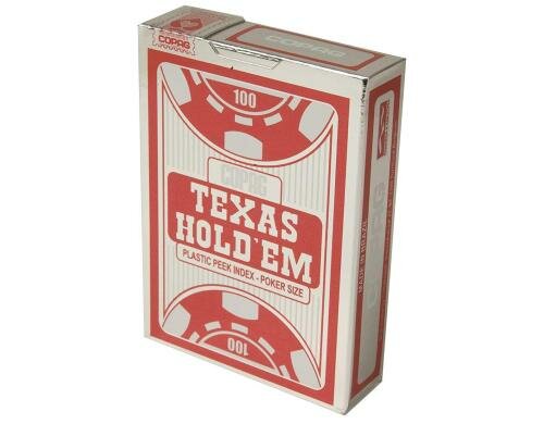 Texas Holdem silver PVC Peek Face Rot