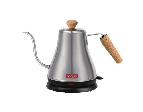 Bodum Melior Elektrischer Wasserkocher silber, Fassungsvermögen 0.8 Liter