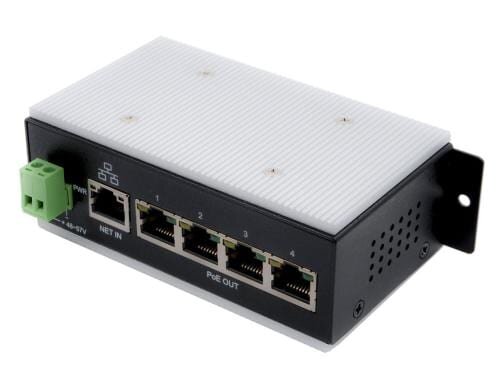 exSys EX-6100PoE 5-Port Gigabit Injektor