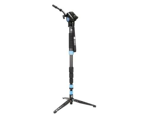 Sirui Stativ P-324SR+VH-10X Mit Standspinne und Videokopf