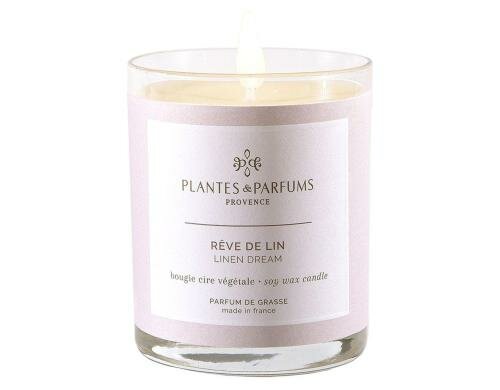 PLANTES & PARFUMS DE PROVENCE Duftkerze Rêve de Lin, 180 gr.