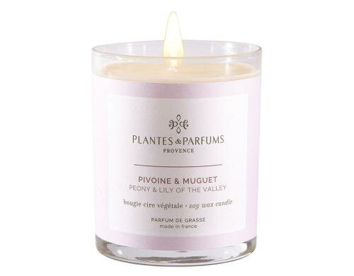 PLANTES & PARFUMS DE PROVENCE Duftkerze Pivoine Muguet, 180 gr.