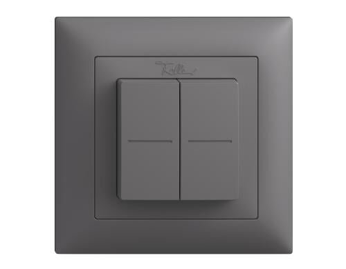 Feller EDIZIOdue Smart Light Control for Philips Hue dark grey AP