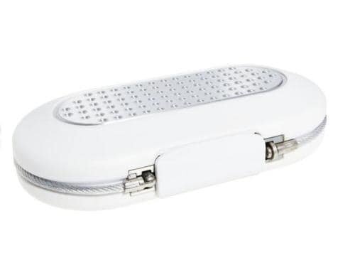 Masterlock Mini Safe weiss Zahlenschloss und Sicherungskabel