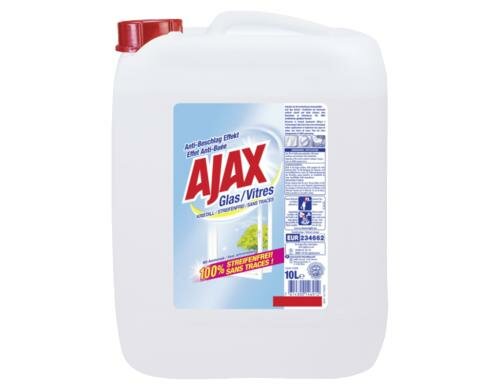Ajax Glasreiniger Kristall Streifenfr 10L 10 l, Kanister