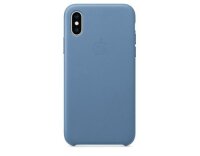 Apple iPhone Xs Leder Case Cornflower aus hochwertigem Leder