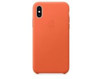 Apple iPhone Xs Leder Case Sunset aus hochwertigem Leder