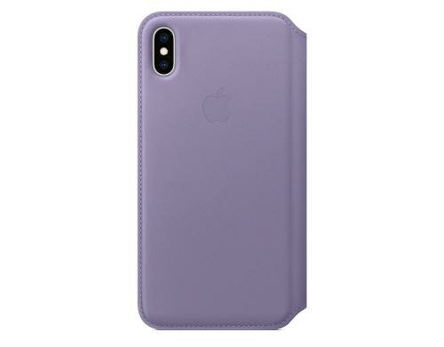 Apple iPhone XsM Leder Folio Lilac aus hochwertigem Leder