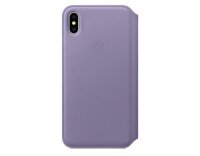Apple iPhone XsM Leder Folio Lilac aus hochwertigem Leder