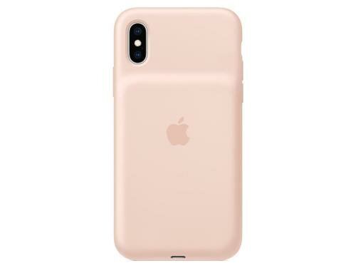 Apple iPhone XS Smart Battery Case Pink Sand, aus hochwertigem Silikon