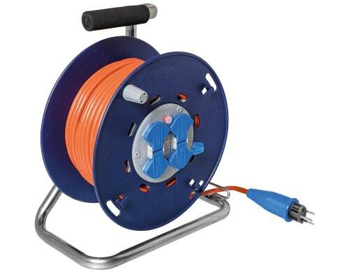 STEFFEN STERO LOOP Kabelrolle 30m PUR KU 4xT13, 3x1.5, Thermo, Konusbremse, Deckel