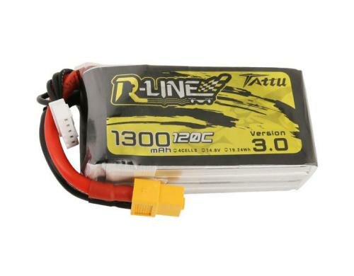 Tattu LiPo-Akku 14.8V 1300mAh 120C RL V3 78x38x27mm/148g