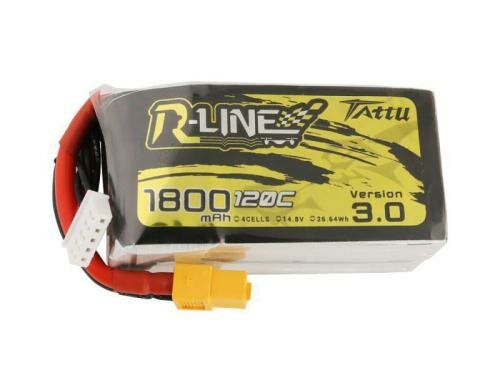 Tattu LiPo-Akku 14.8V 1800mAh 120C RL V3 75x39x38mm/199g