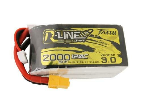 Tattu Lipo-Akku 14.8V 2000mAh 120C RL V3 75x38x41mm/217g
