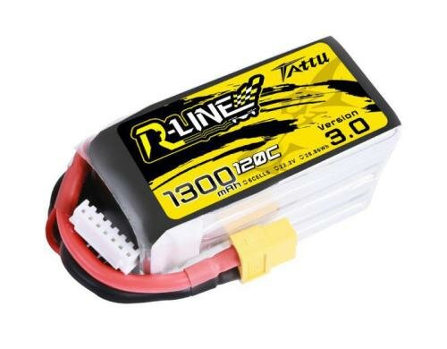 Tattu LiPo-Akku 22.2V 1300mAh 120C RL V3 78x39x39mm/212g