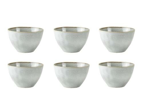 Villa Schüssel Bluegrey 6er Set 0.80L 6 Stück, D: 15cm H: 9cm, 0.80 L, Keramik