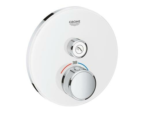 GROHE Grohtherm SmartControl Thermostat 1 Absperrventil, moon white