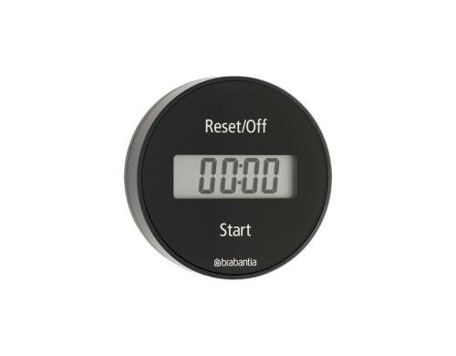 Brabantia Digitaler Küchentimer TASTY+ Dark Grey