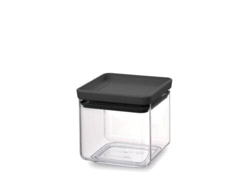 Brabantia Vorratsdose eckig 0.7L Dark Grey