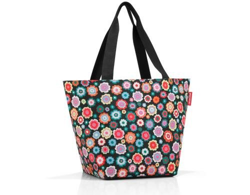 Reisenthel Einkaufstasche Shopper M 15 l happy flowers, 51 x 30.5 x 26 cm