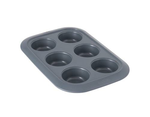 BergHOFF Muffinform 6 Stück 6.5cm Gem Line Carbon, Muffingrösse: 6.5x2.5cm
