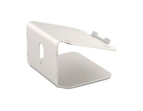 LMP ergonomischer Tischständer Silber für Notebook 12 bis 17 Zoll, aus Aluminium