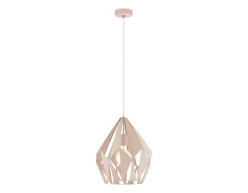 EGLO CARLTON-P Hängeleuchte Pastell aprico Trend & Vintage / exkl. 1x E27 60W