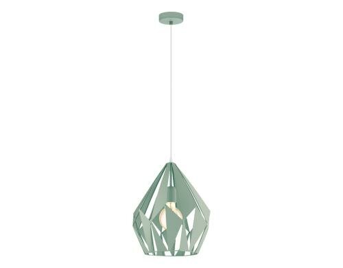EGLO CARLTON-P Hängeleuchte Pastell hellgr Trend & Vintage / exkl. 1x E27 60W