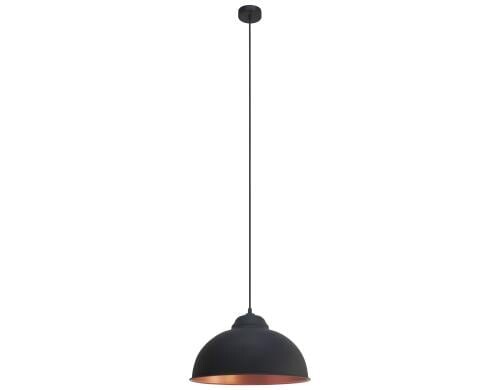 EGLO TRURO 2 Hängeleuchte schwarz, kupfer Trend & Vintage / exkl. 1x E27 60W