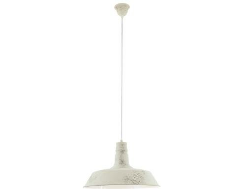 EGLO SOMERTON 1 Hängeleuchte weiss gekalkt Trend & Vintage / exkl. 1x E27 60W