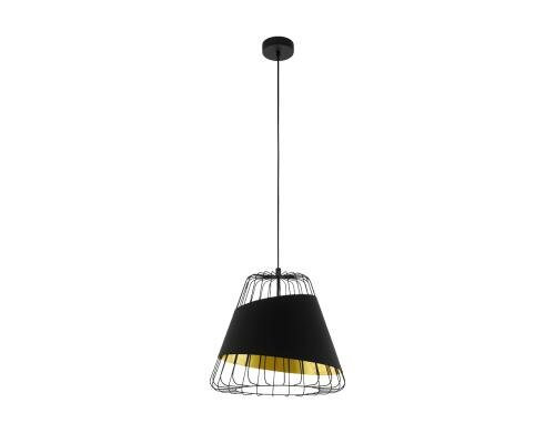 EGLO AUSTELL Hängeleuchte schwarz Trend & Vintage / exkl. 1x E27 60W