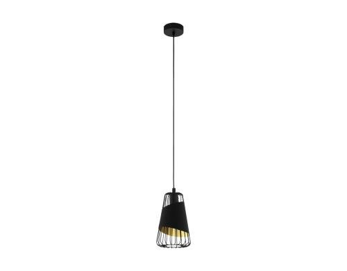 EGLO AUSTELL Hängeleuchte schwarz Trend & Vintage / exkl. 1x E27 60W