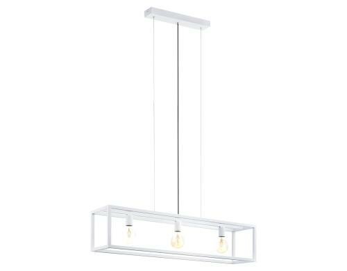 EGLO ELSWICK Hängeleuchte weiss Trend & Vintage / exkl. 3x E27 60W