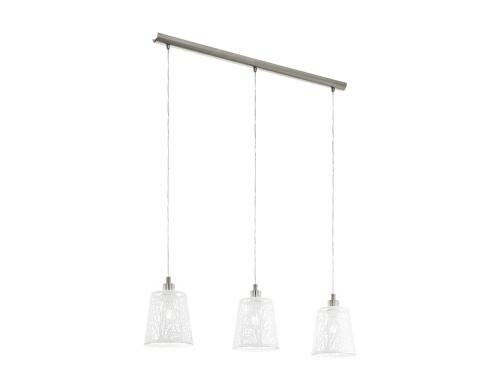 EGLO HAMBLETON Hängeleuchte nickel-matt Trend & Vintage / exkl. 3x E27 60W