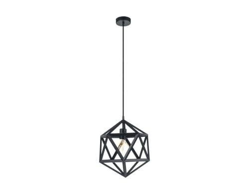 EGLO EMBLETON Hängeleuchte schwarz Trend & Vintage / exkl. 1x E27 60W