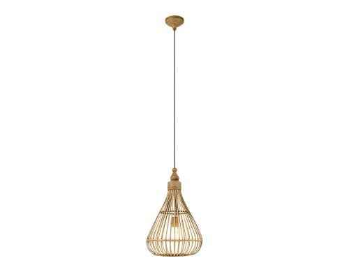 EGLO AMSFIELD Hängeleuchte braun Trend & Vintage / exkl. 1x E27 60W