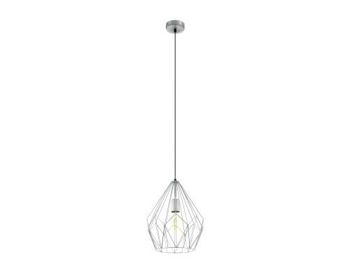 EGLO CARLTON Hängeleuchte silber Trend & Vintage / exkl. 1x E27 60W